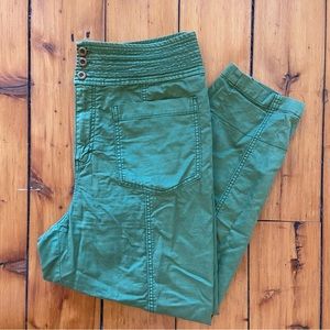 By Anthro Green Cargo Pants